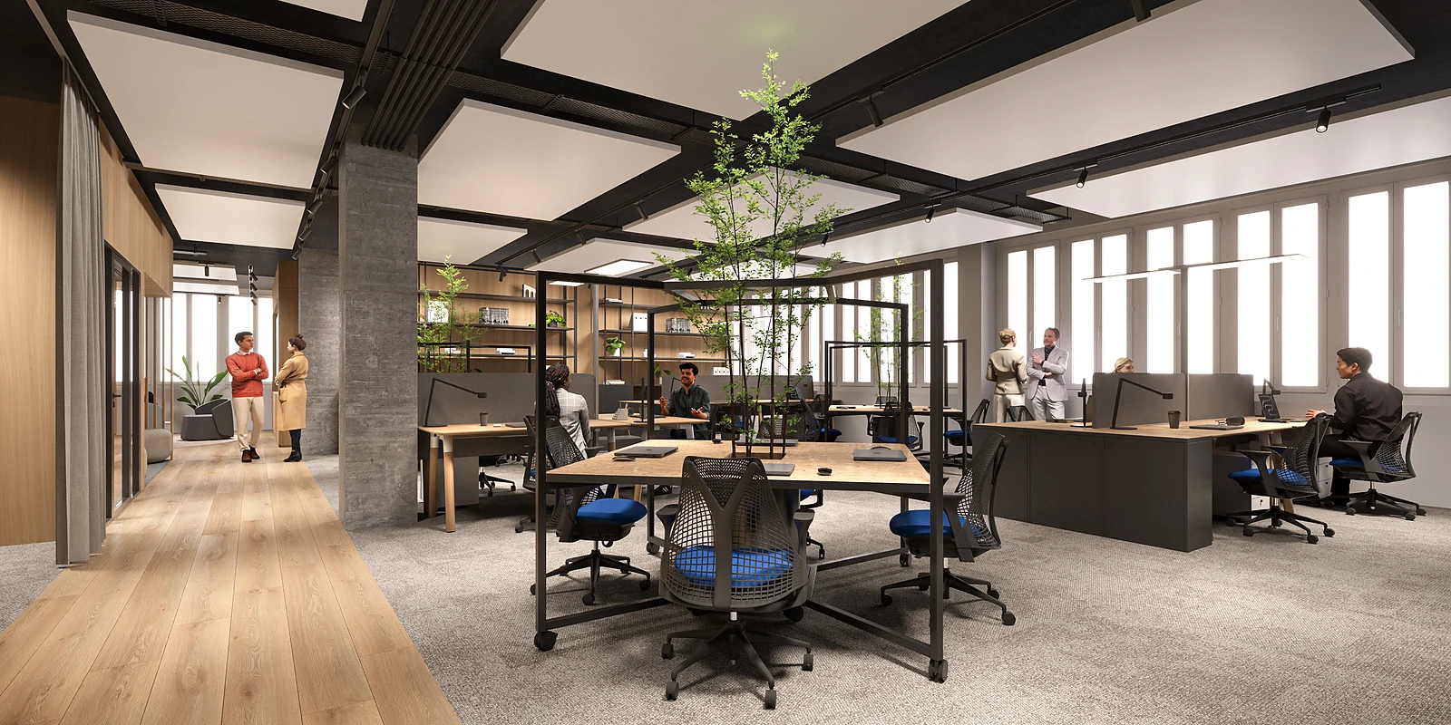 DKSH et Medinova Oerlikon, bureaux et espaces de soins par DraftC, vue 3