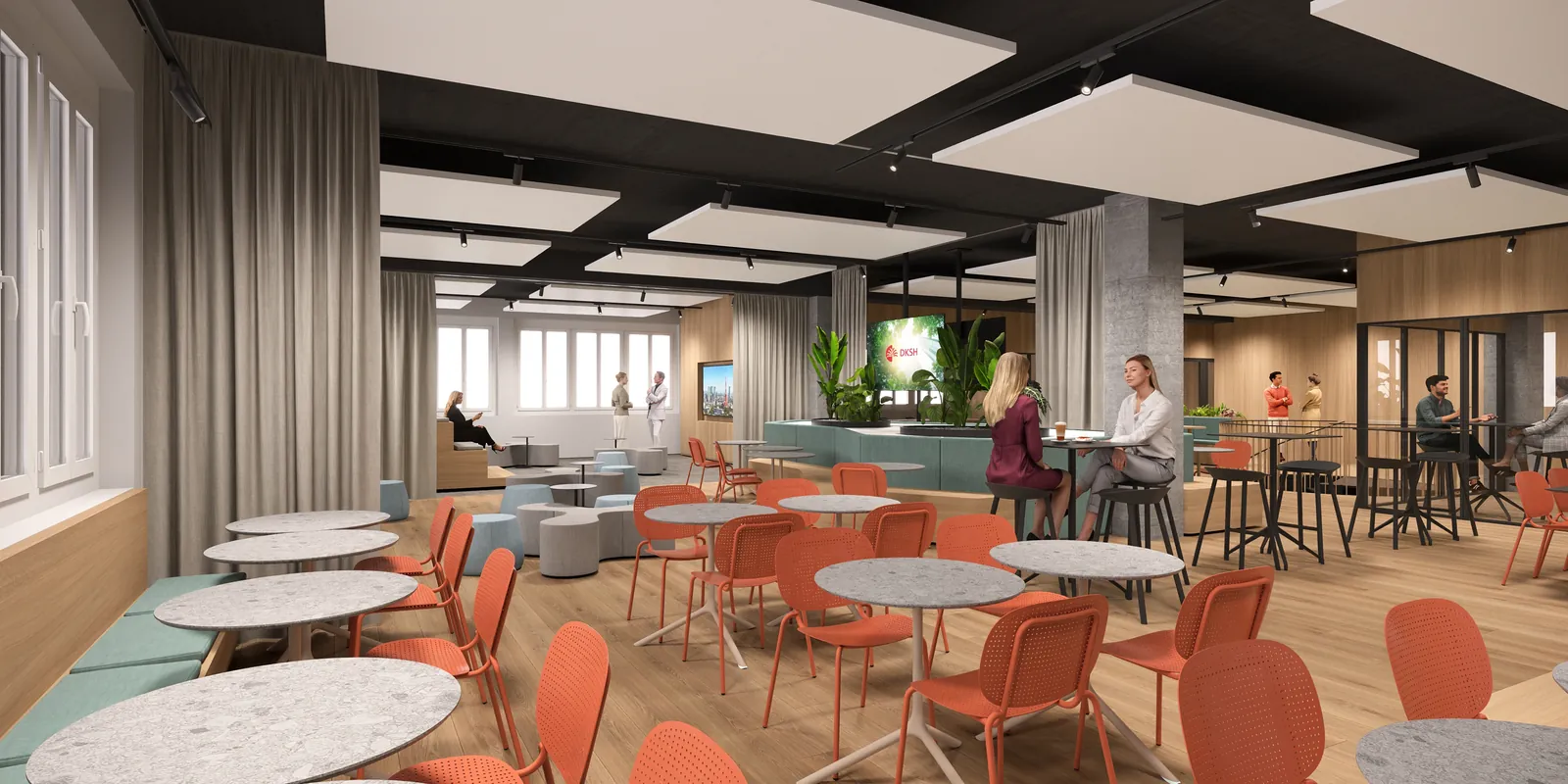 DKSH et Medinova Oerlikon, bureaux et espaces de soins par DraftC, vue 4