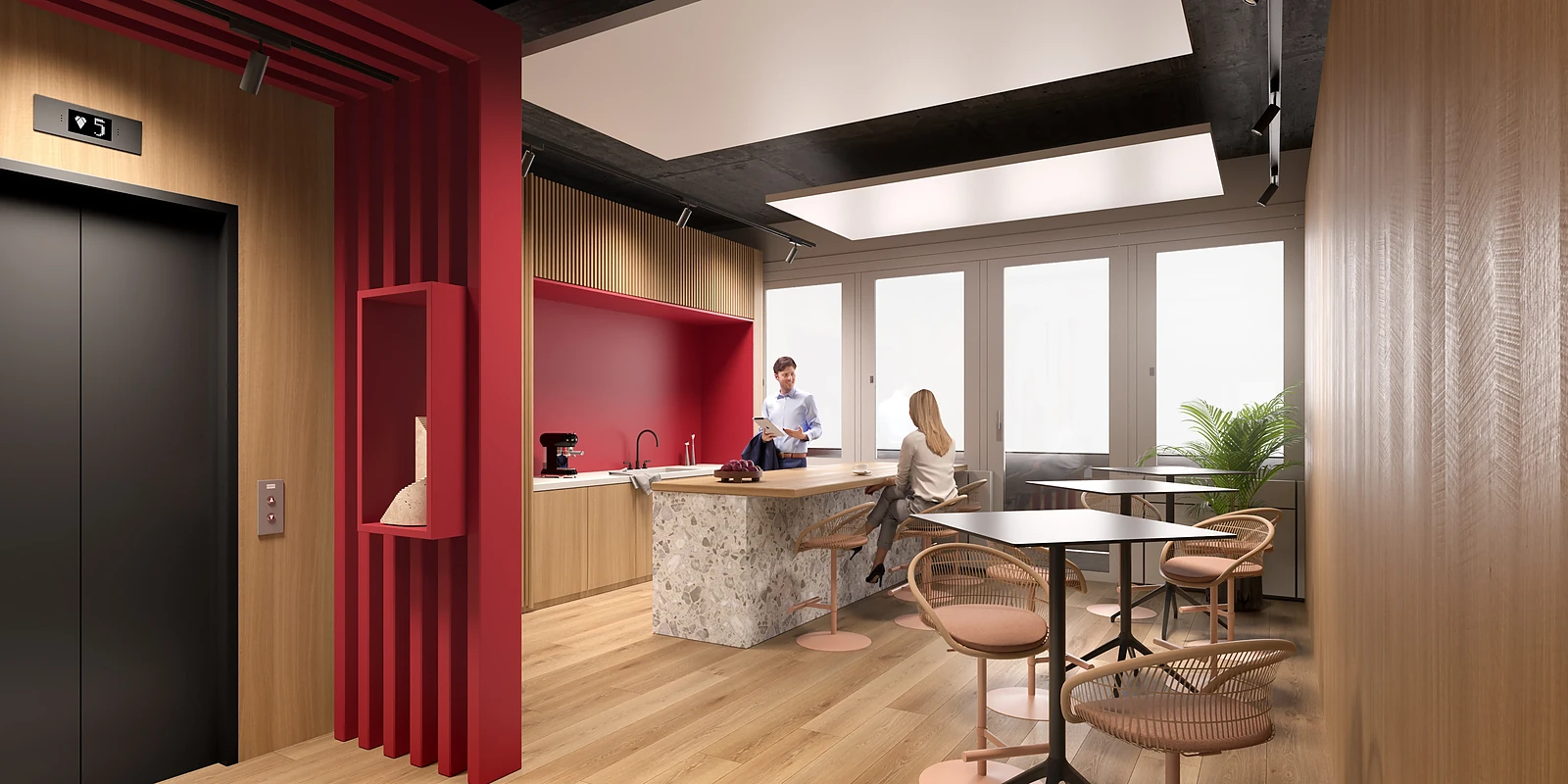 DKSH Holding Zurich, siège et bureaux par DraftC, vue 2
