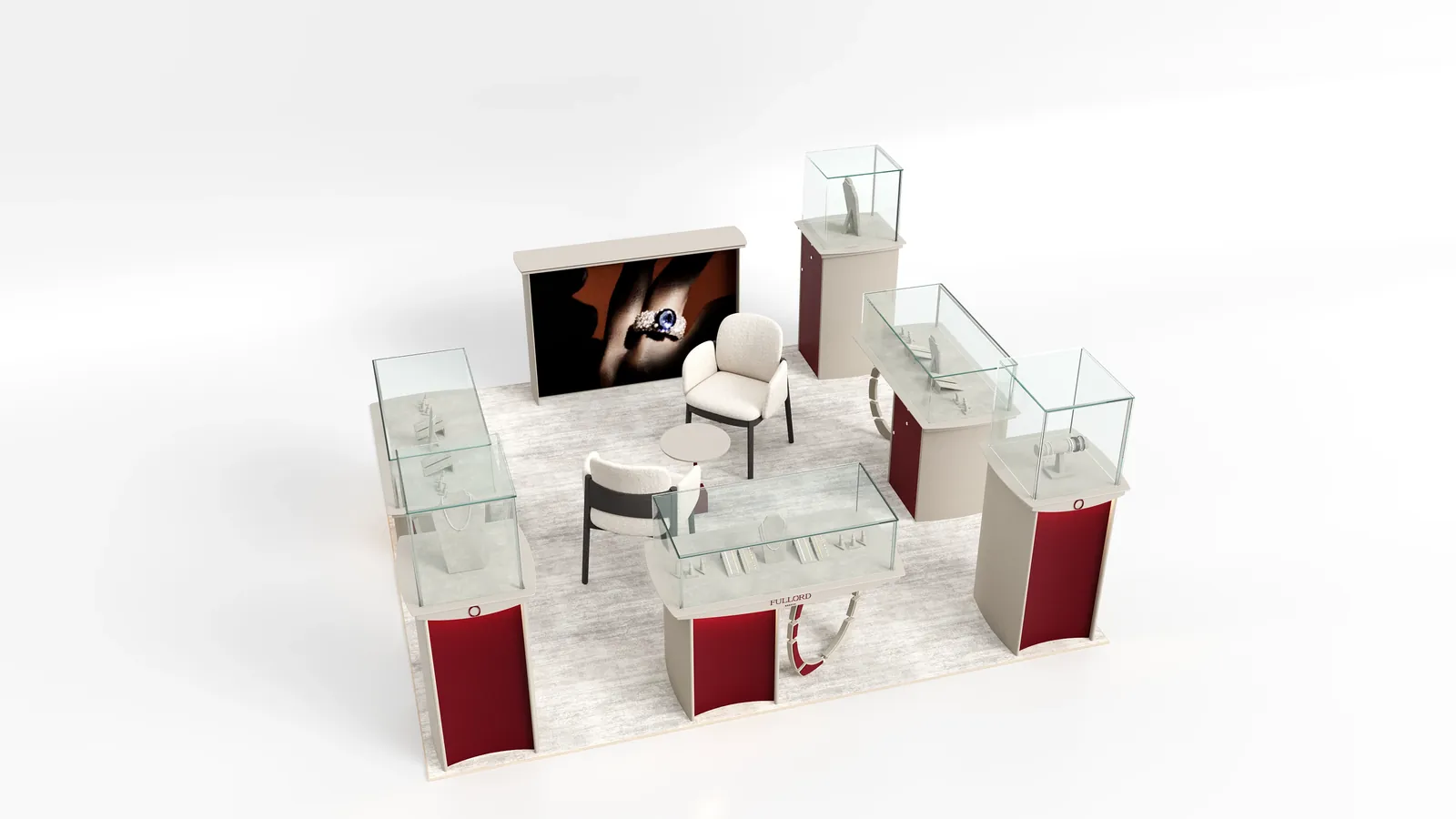 Fullord, stand retail par DraftC, vue 4