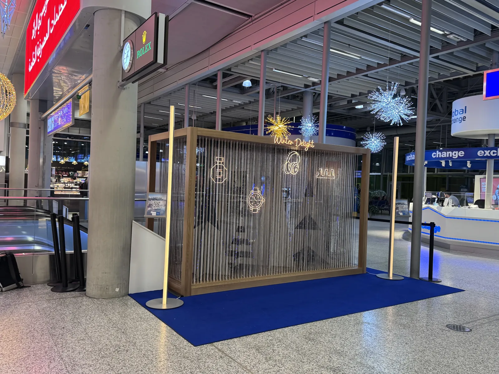 Winter Delight, animation de marque à l'Aéroport de Genève par DraftC, vue 7